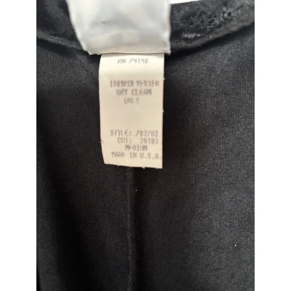 Women's Zanoni by Jalate Velvet Duster Cardigan with leggings in Black Size M - Picture 6 of 9